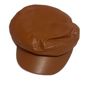 Brown faux leather Wild Fable hat